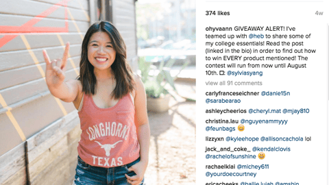 Yvan Nguyen H-E-B 'Giveaway Alert' Instagram Update